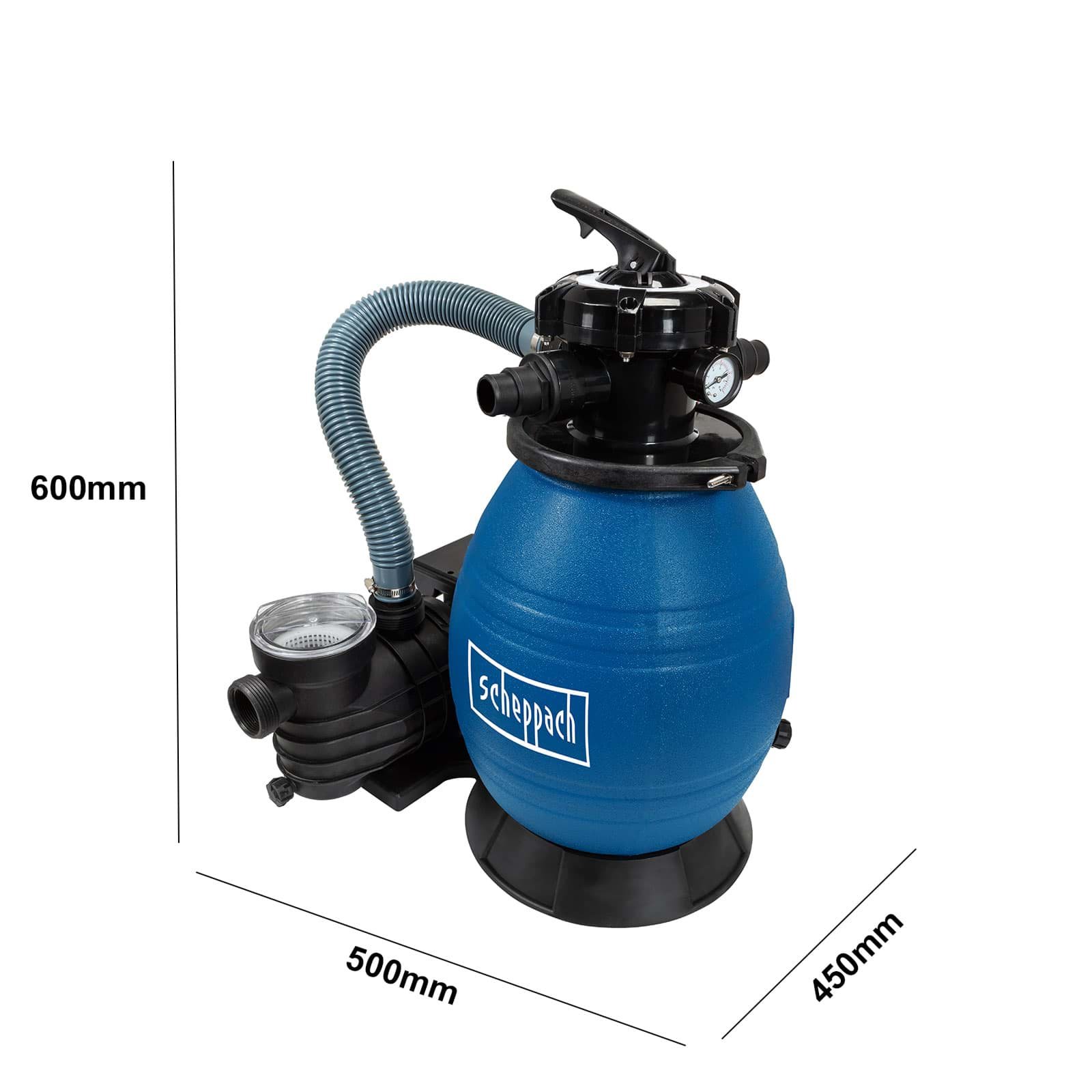Baseinų filtrų sistema, PSFA26 Scheppach - Image 4
