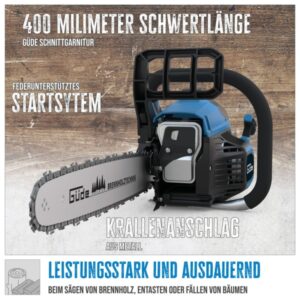 Benzininis grandininis pjūklas, Guede Ks 400-38