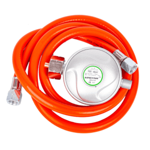 Dujinis šildytuvas 25kw su žarna ir reduktoriumi