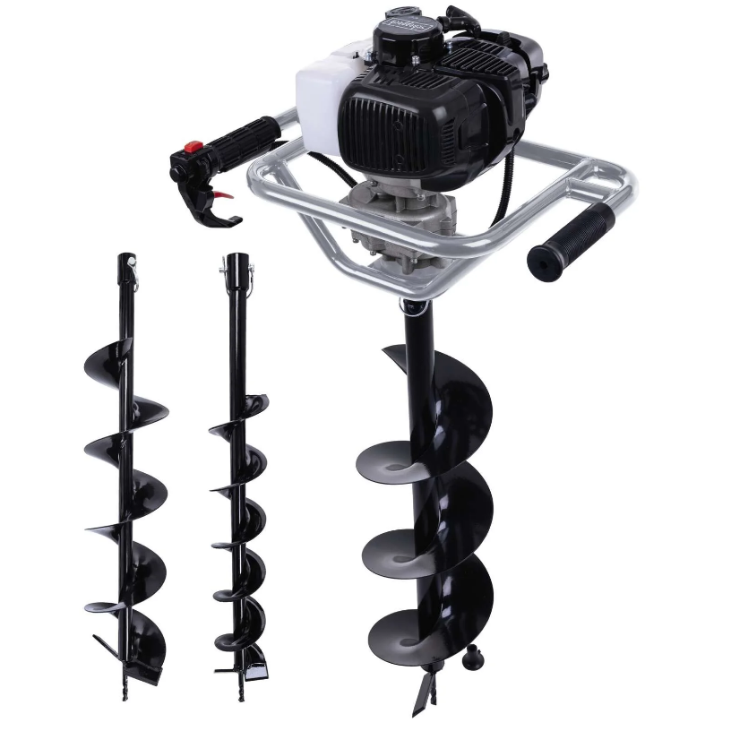 Benzininis žemės grąžtas Scheppach BAG2000-BE Black – 100 / 150 / 200 mm